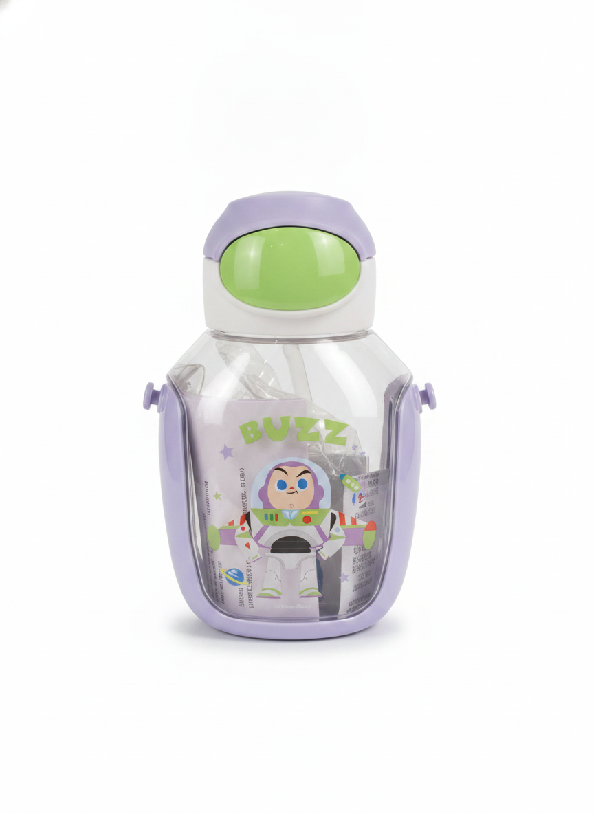 Disney Pixar Buzz Lightyear Character Water Bottle