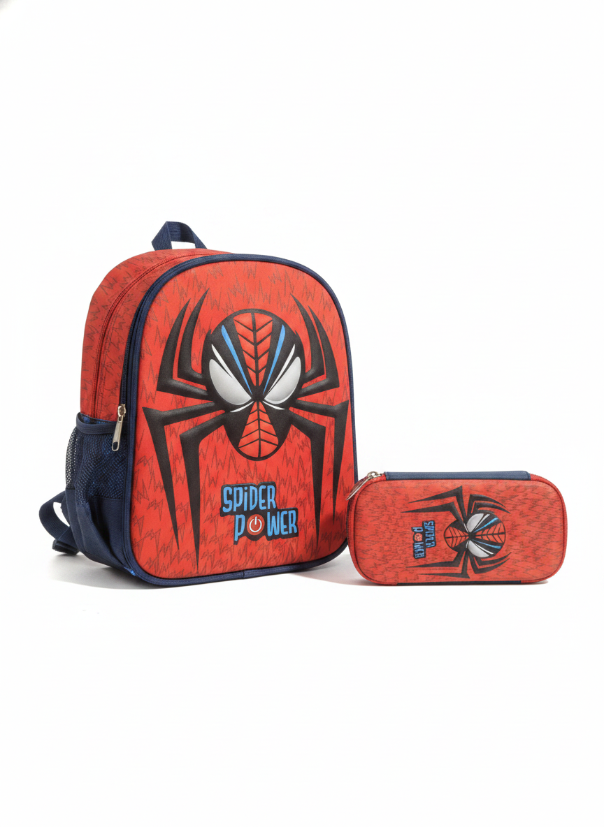 Spider Power Kids pencil case & launch bag