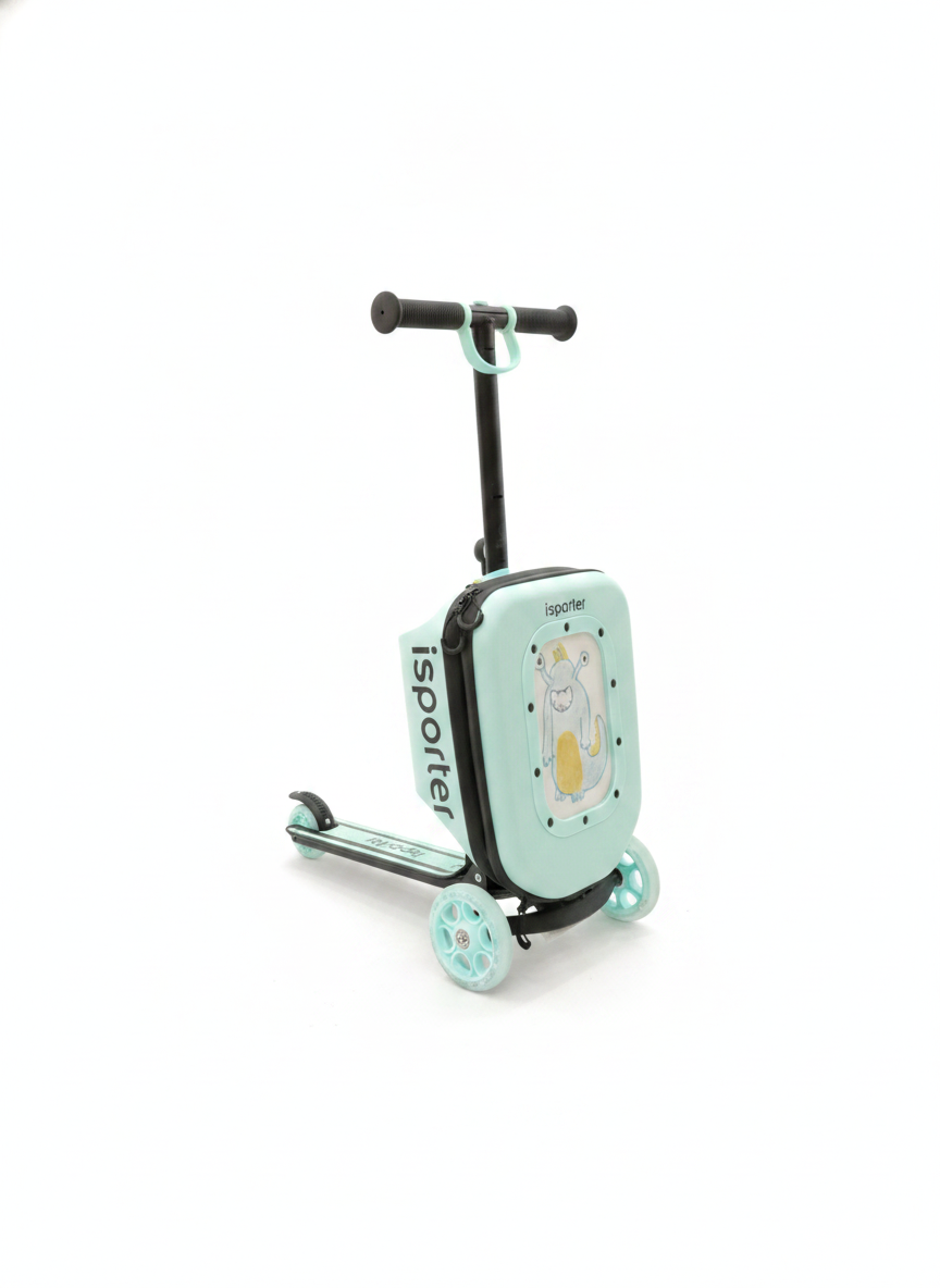 scooter isporter with trolley bag