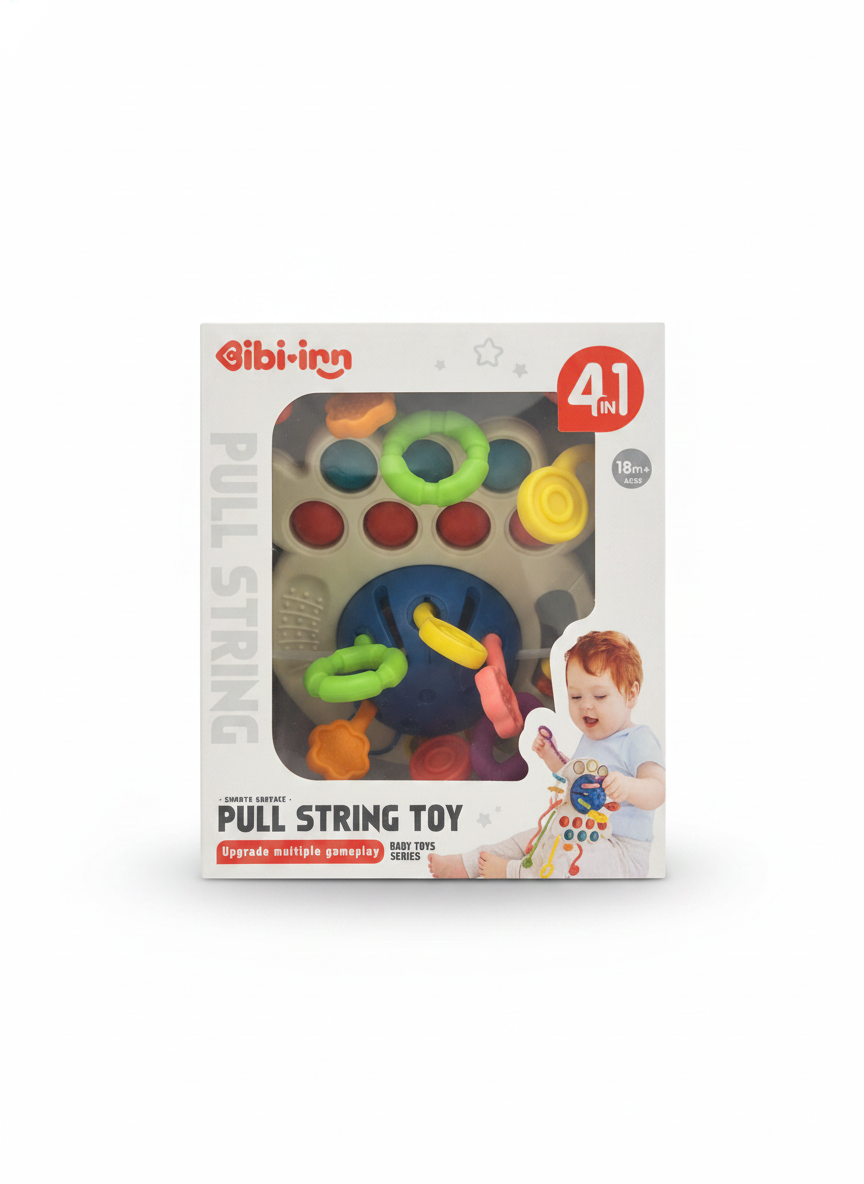 bibi-inn 4-in-1 Pull String Toy