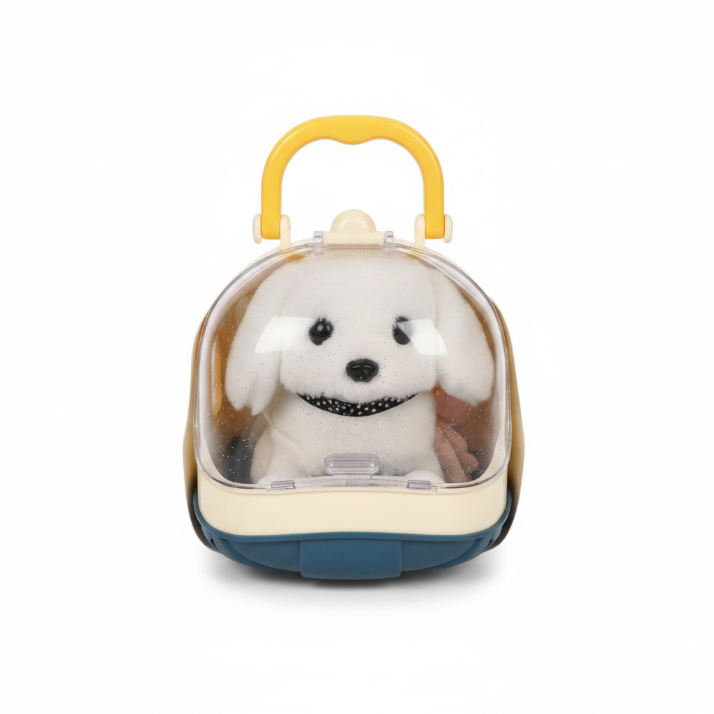 Portable Plush Puppy Pet Carrier
