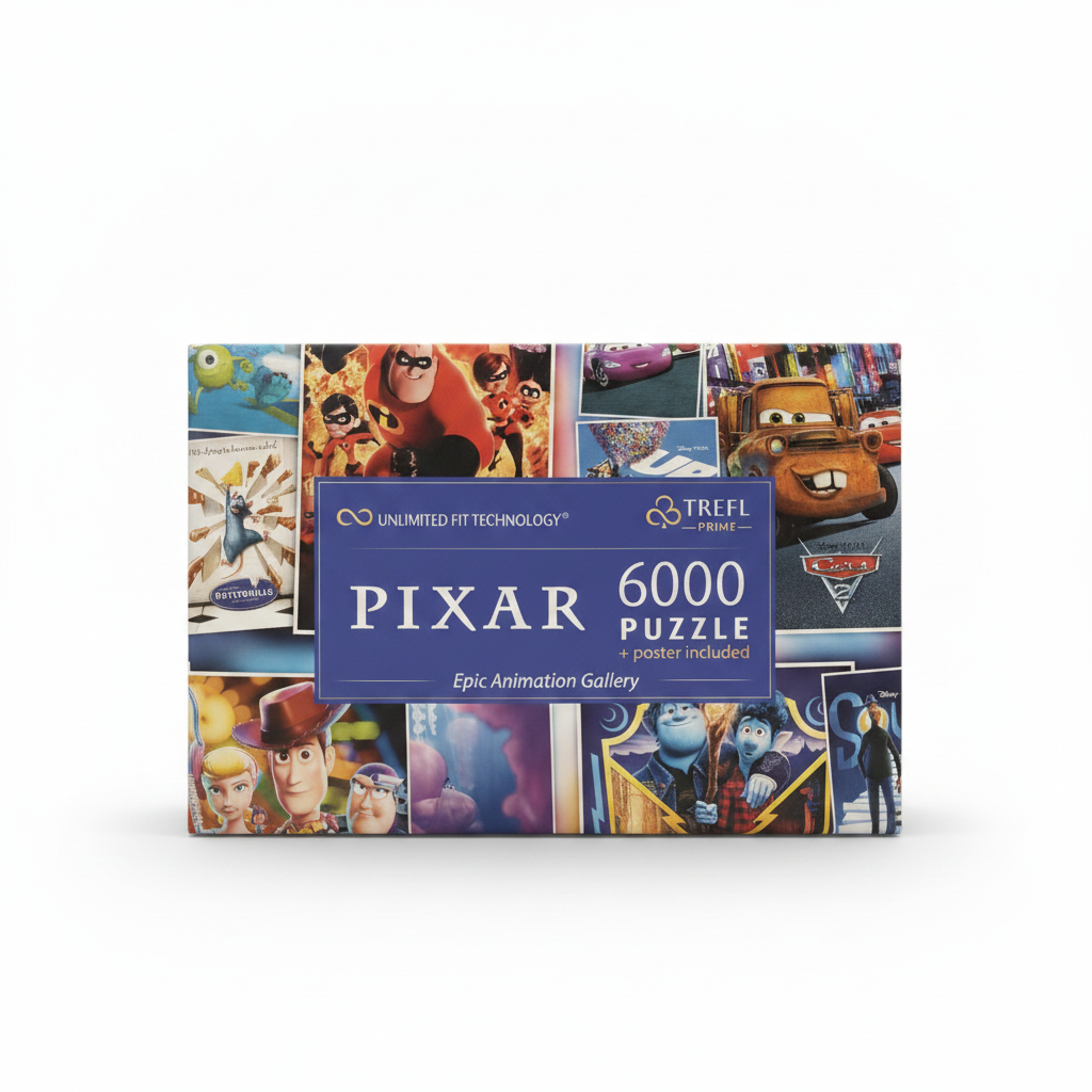 Trefl Prime Disney Pixar 6000 Piece Jigsaw Puzzle: Epic Animation Gallery