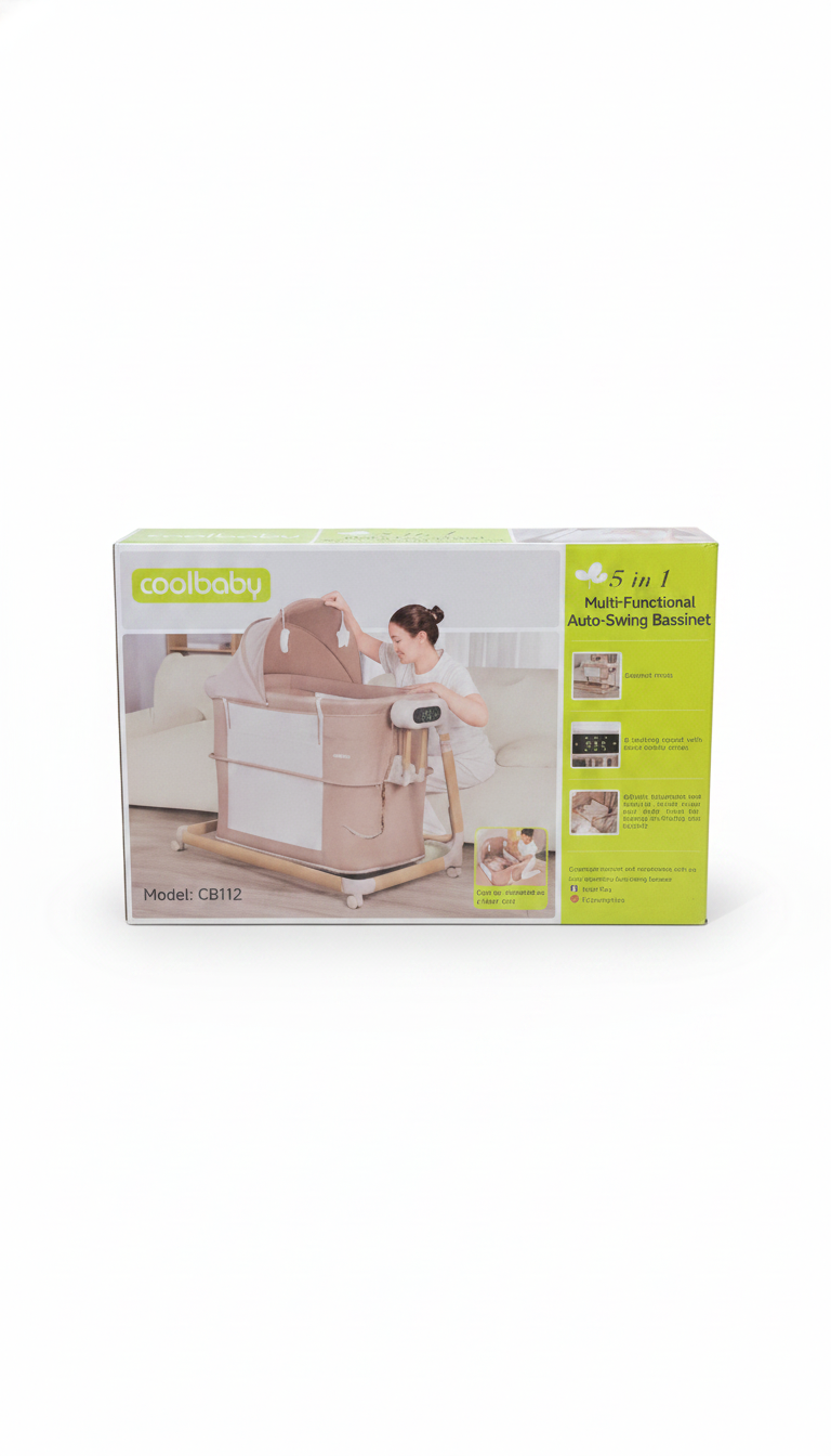 Coolbaby 5 in 1 Multi-Functional Auto-Swing Bassinet (Model: CB112)