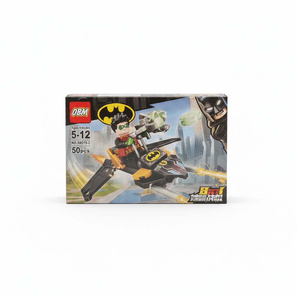 OBM Batman Series Robin's Flying Vehicle Building Set