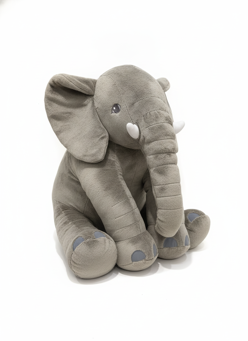 Giant Cuddly Elephant Plush Toy (70cm)