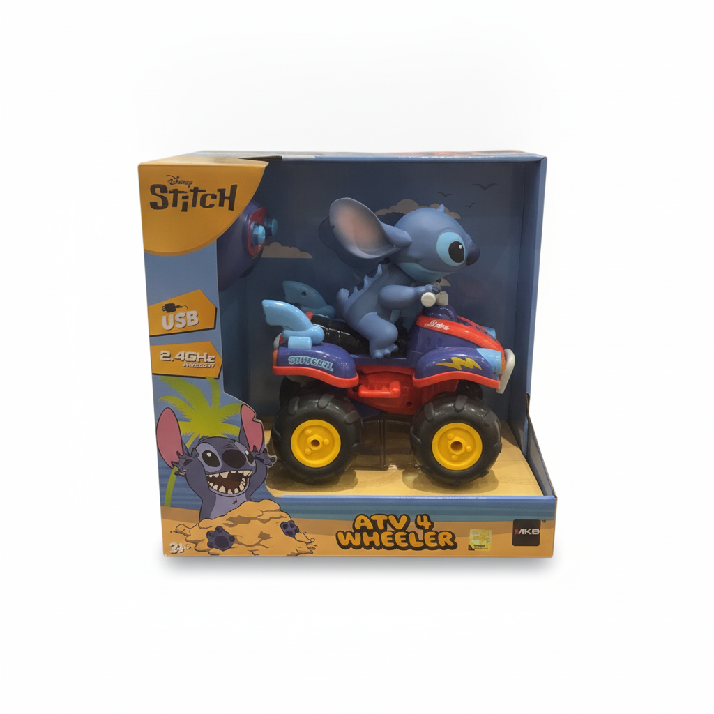 Disney Stitch ATV 4 Wheeler Remote Control Vehicle