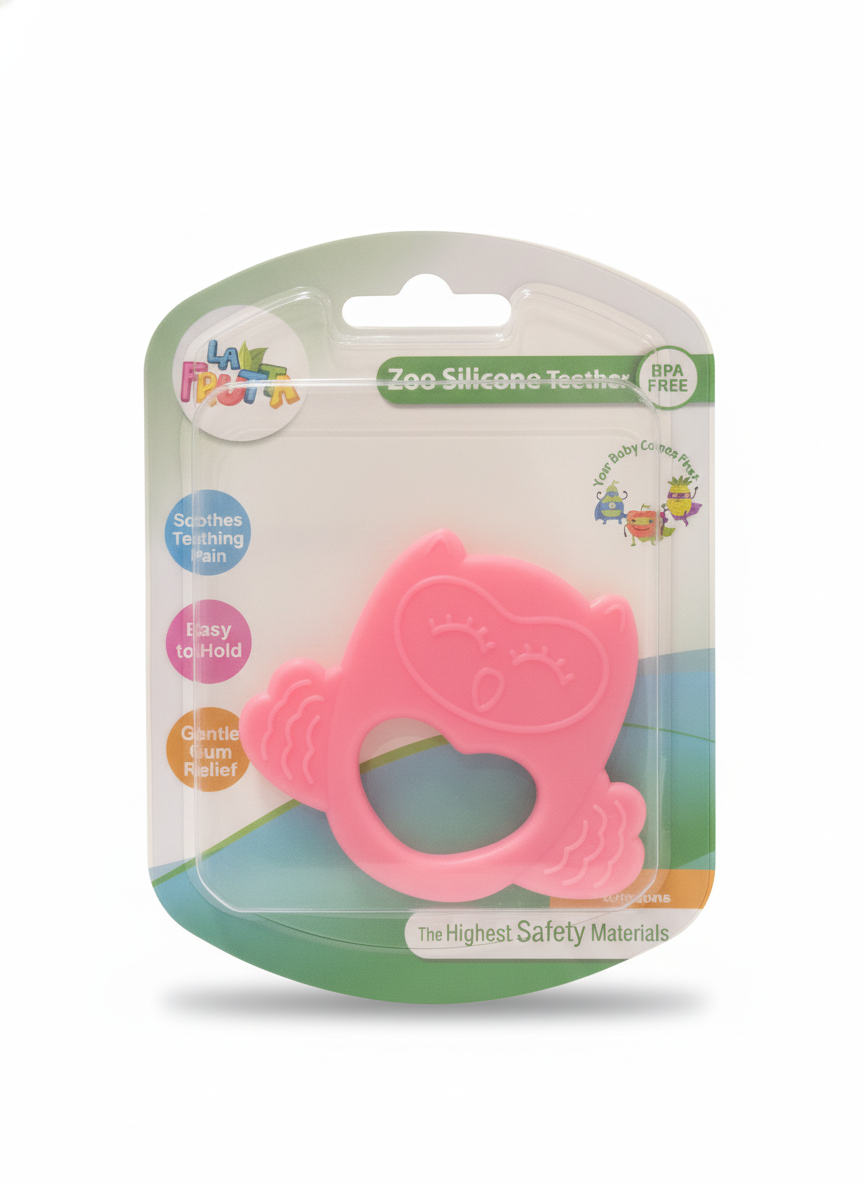 La Frutta Zoo Silicone Teether (Owl)