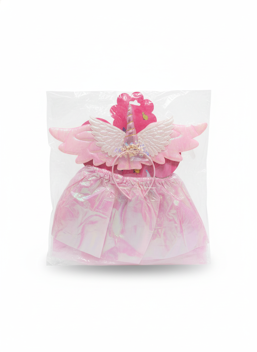 Shimmering Unicorn Fairy Costume Play Set