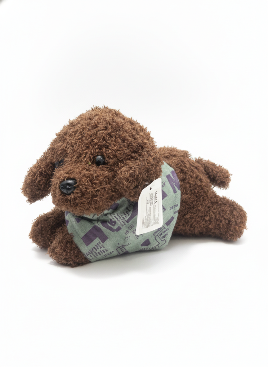 Mega Plush Toy Dog with Bandana (25cm)