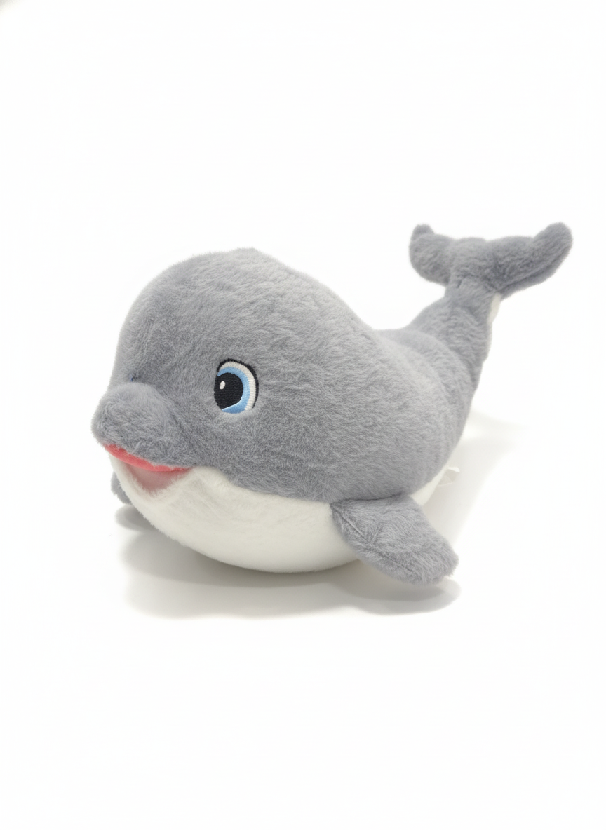 Grey Dolphin Plush Toy (50cm)