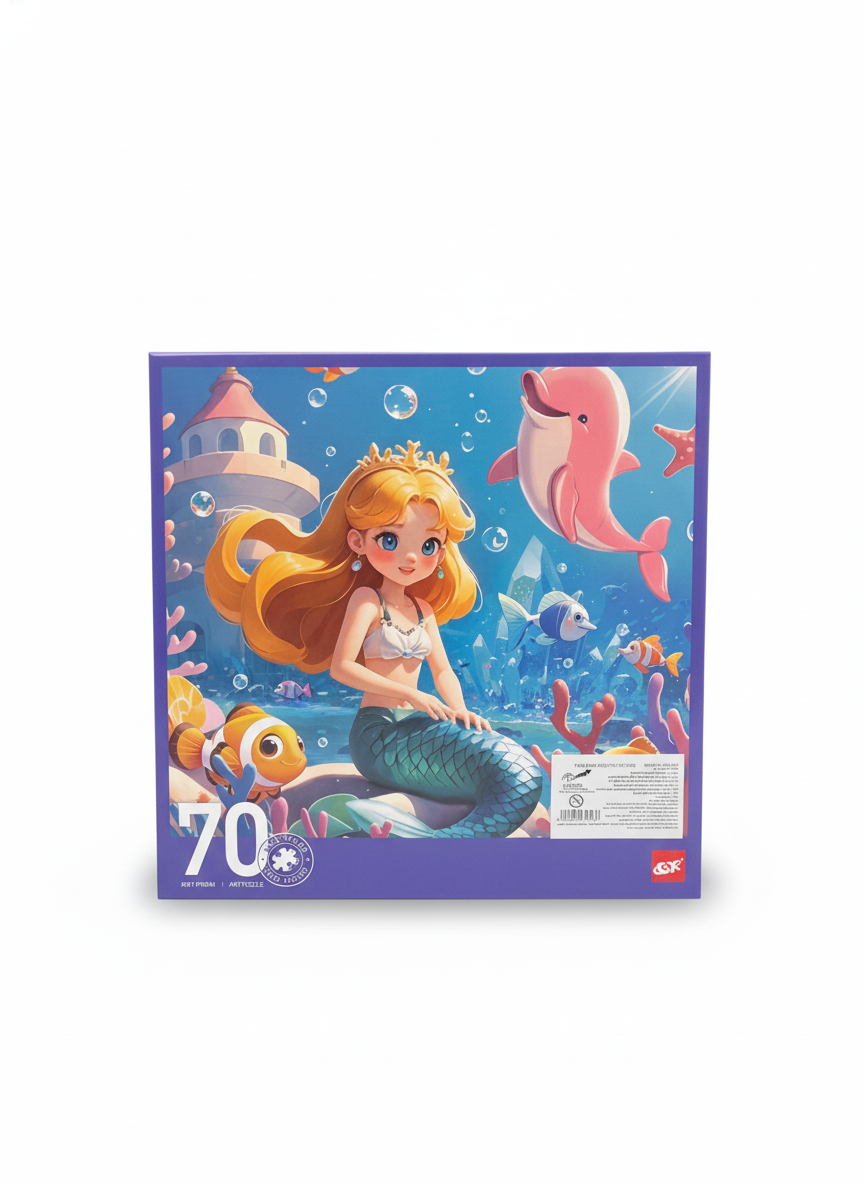 Mermaid Art Puzzle -70 Piece