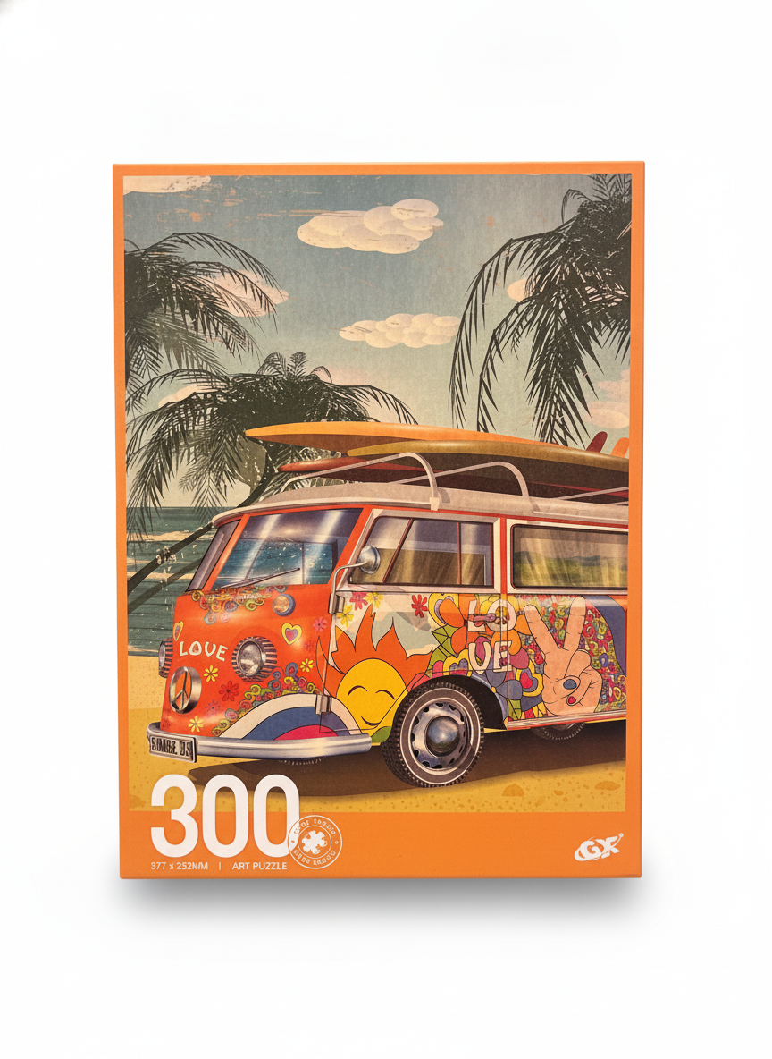 Summer Bus Art Puzzle