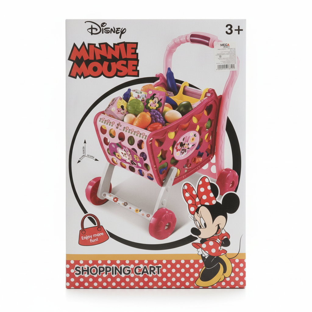 Disney Minnie Mouse Shopping Cart