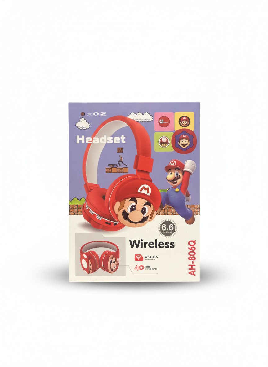 Super Mario Wireless Headset AH-806Q