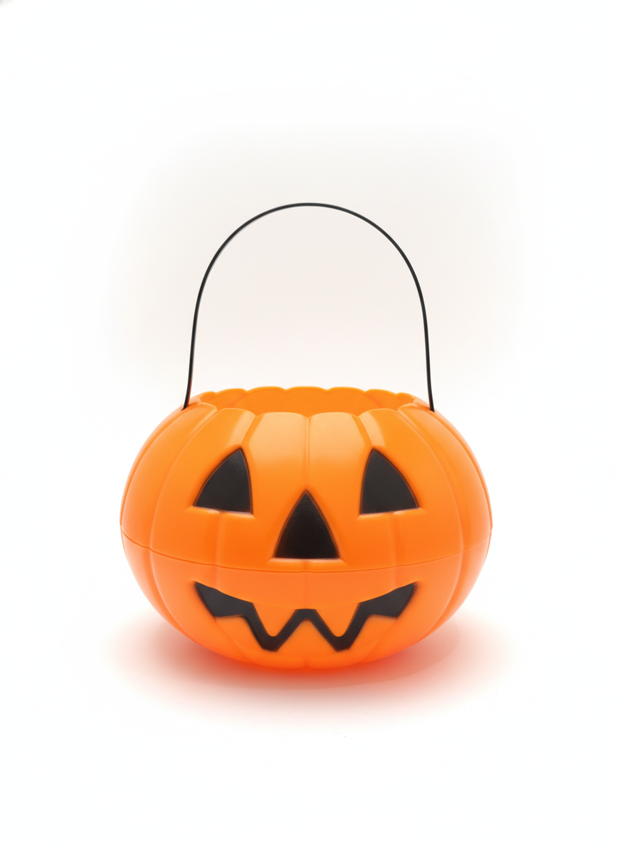 Halloween Jack-o'-Lantern Treat Bucket