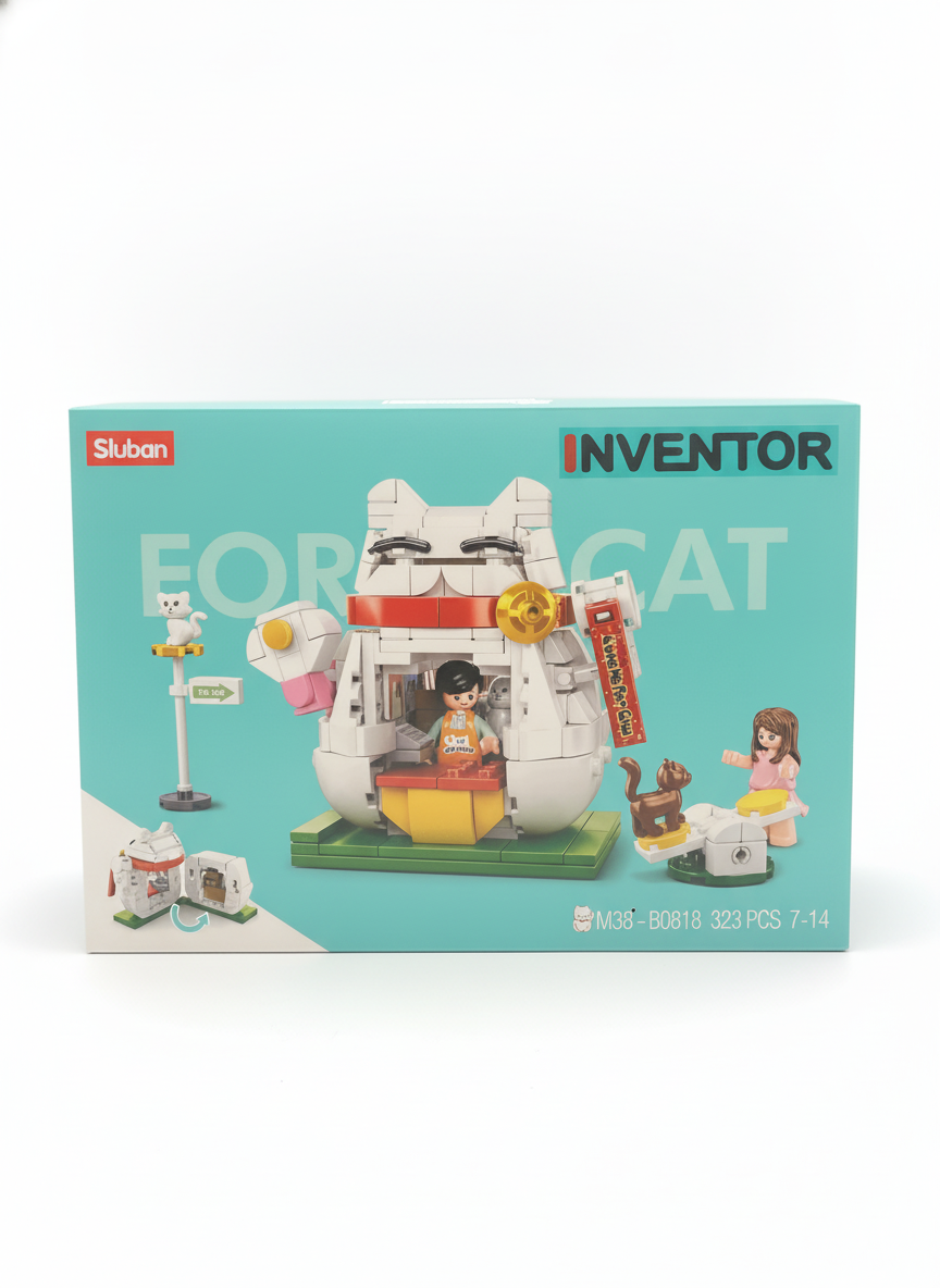 Sluban INVENTOR Fortune Cat Building Blocks