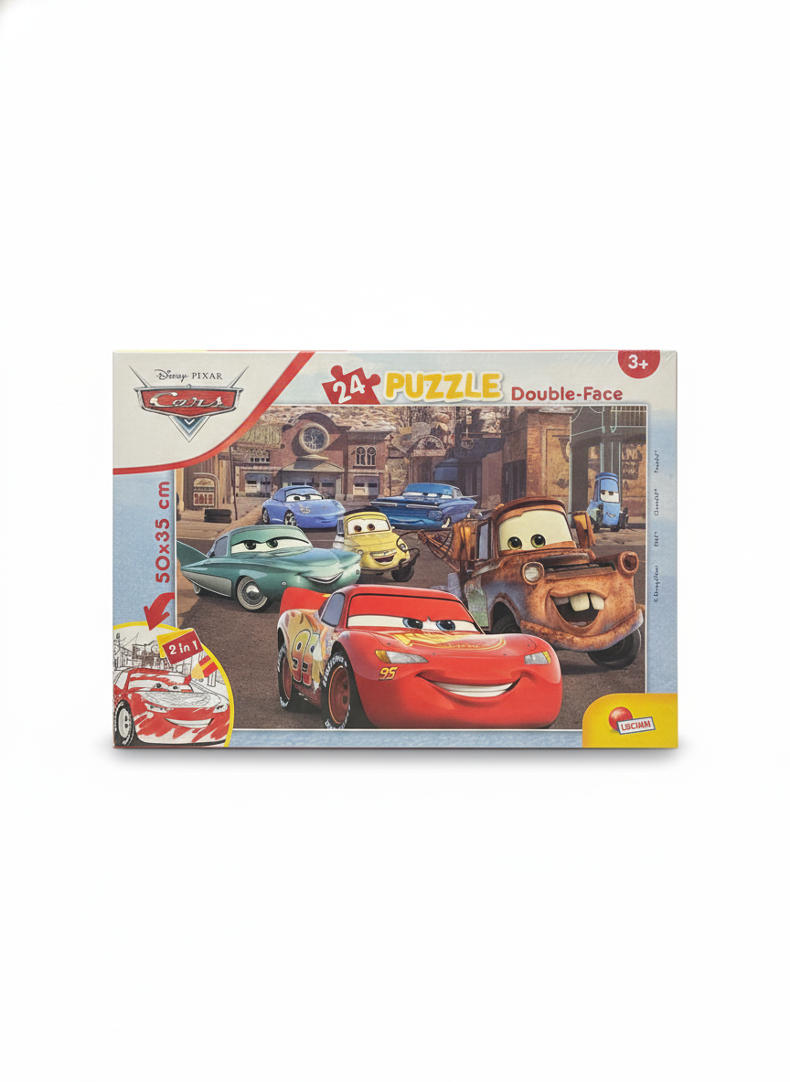 Disney PIXAR Cars 24 Puzzle Double-Face