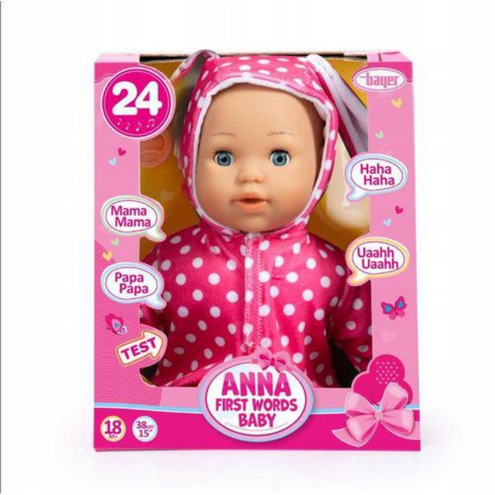 Anna First Words Baby Doll