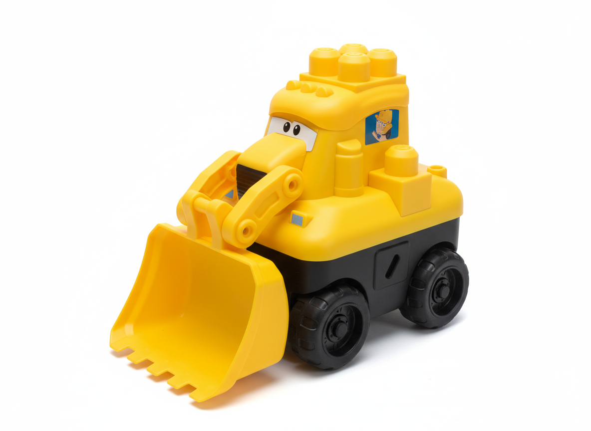 Build Me Up Maxi Bulldozer Construction Truck Series 16 PCS
