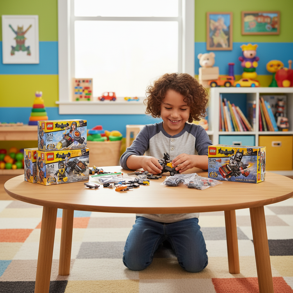 OBM BATHERO Minifigure & Vehicle Building Blocks Collection