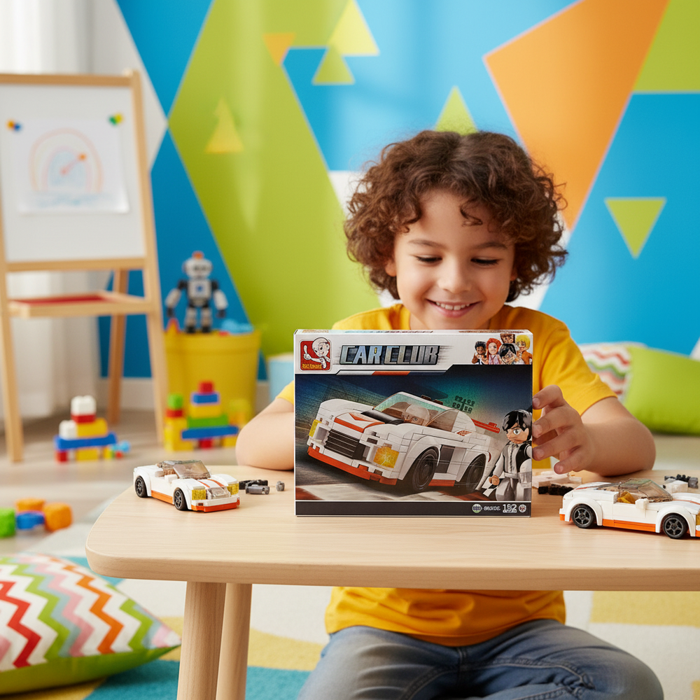 Sluban CAR CLUB Sports Car Building Set M38-B0633C