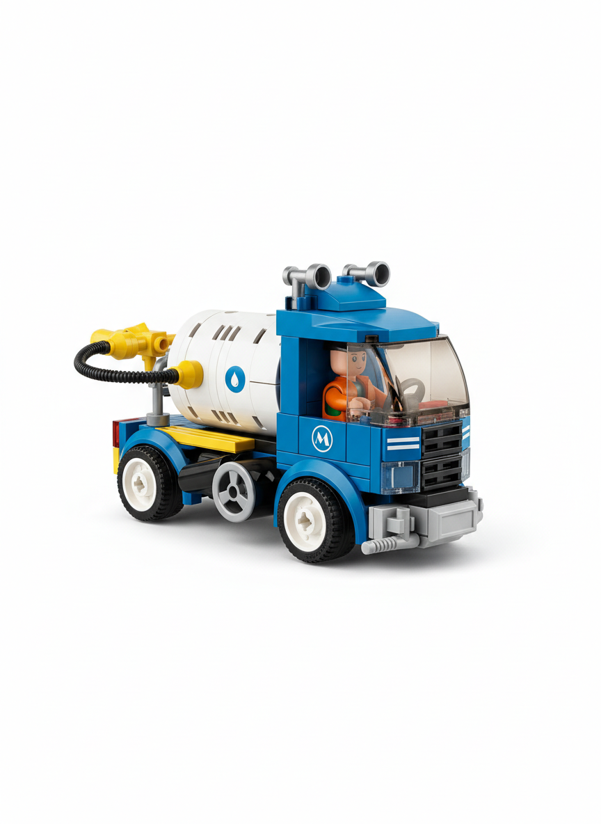 Sluban Town City Cleaner Building Block Set