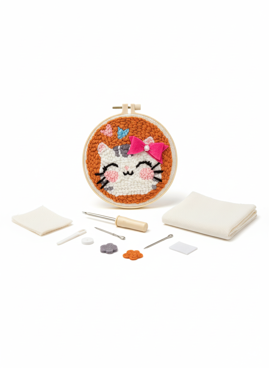 Make Your Own Punch Embroidery Easy & Interesting