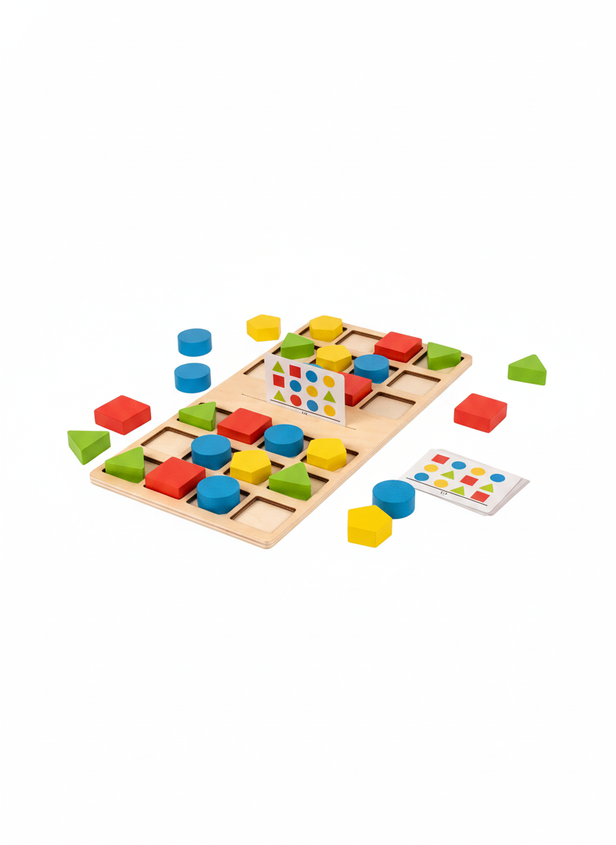 Shape Four-Color Battle Educational Toy