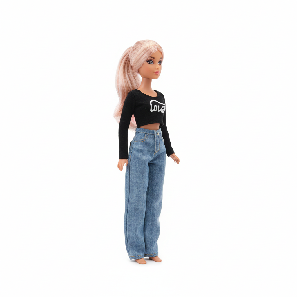 Anlily Multi-Style Jeans Series Fashion Doll