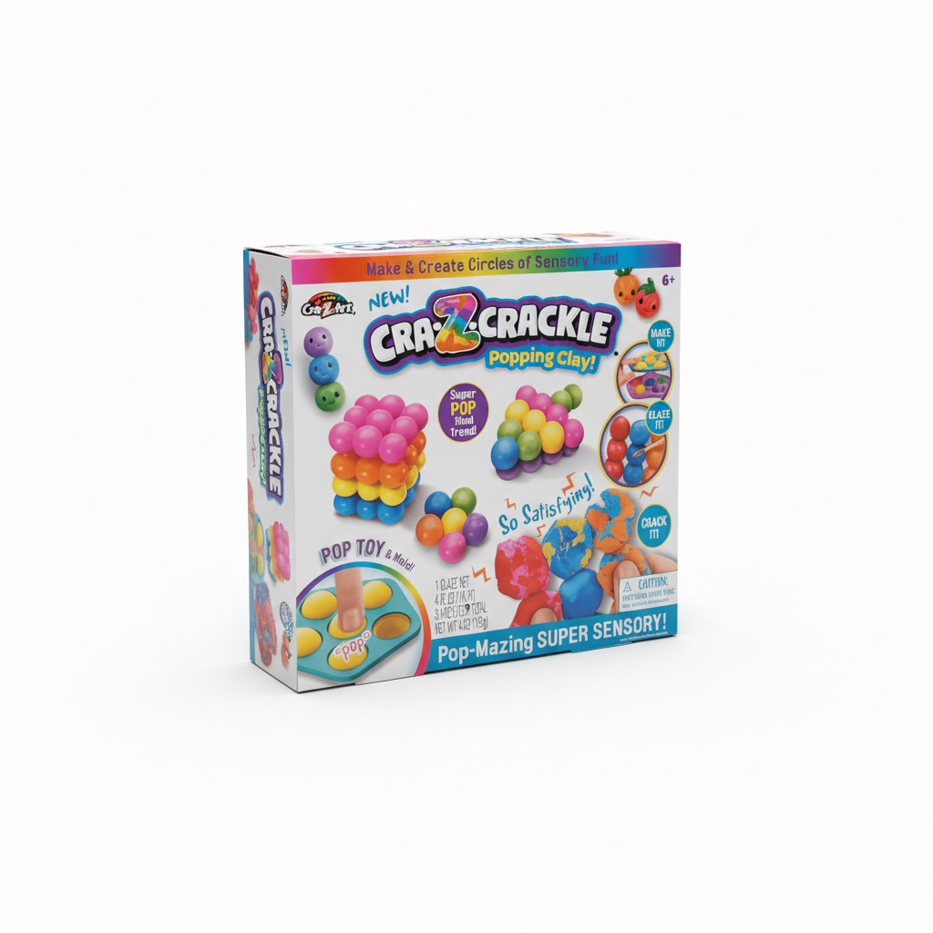 Cra-Z-Art Cra-Z-Crackle Popping Clay!