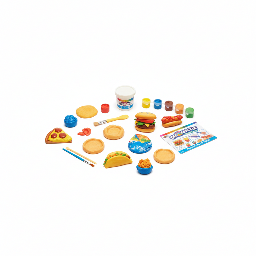 Cra-Z-CRACKLE Popping Clay! Create & Crack FUN FOODS!