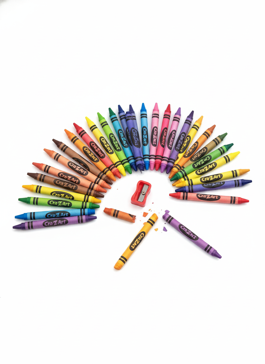 Smoother Brighter Colors 96 Crayons