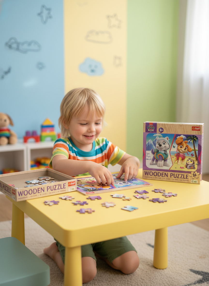 Paw Patrol Wooden Puzzle Trefl Puzzle 24 PCS
