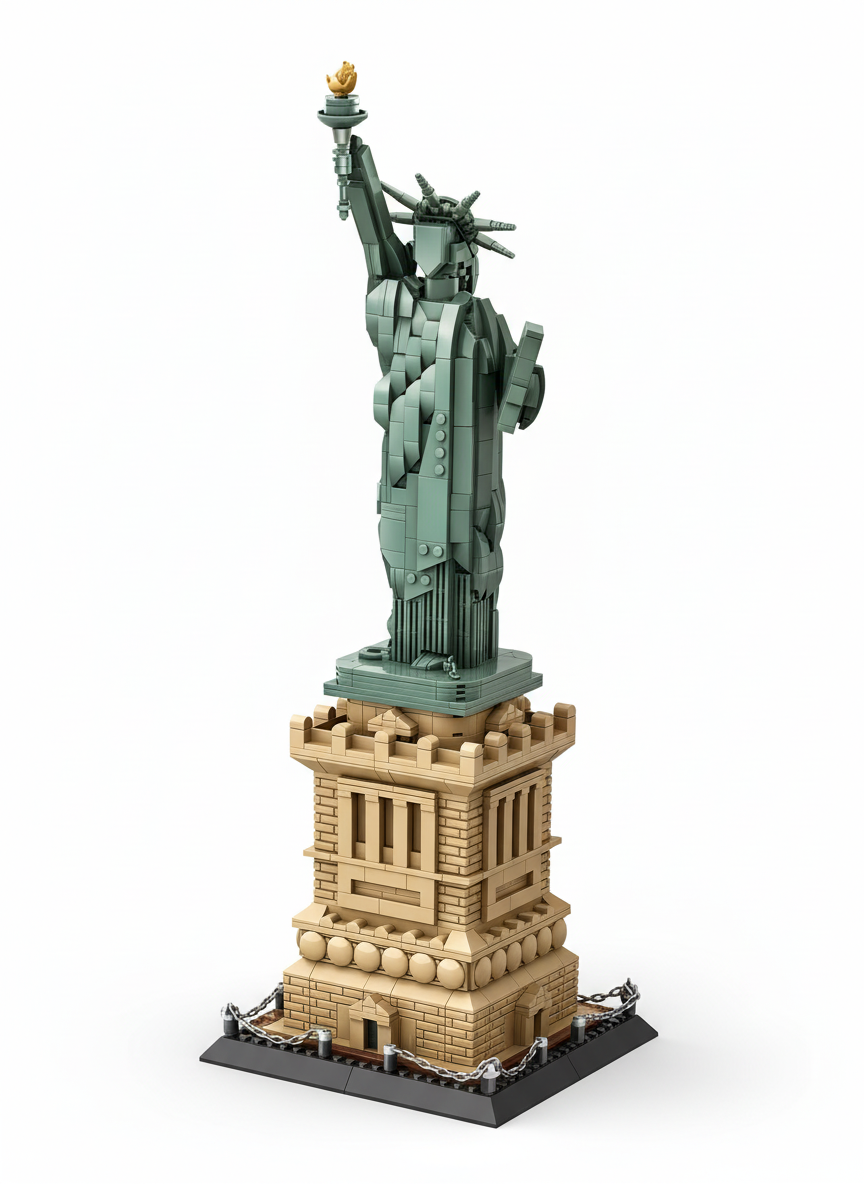 Statue Of Liberty New York America LEgo 1409 PCS