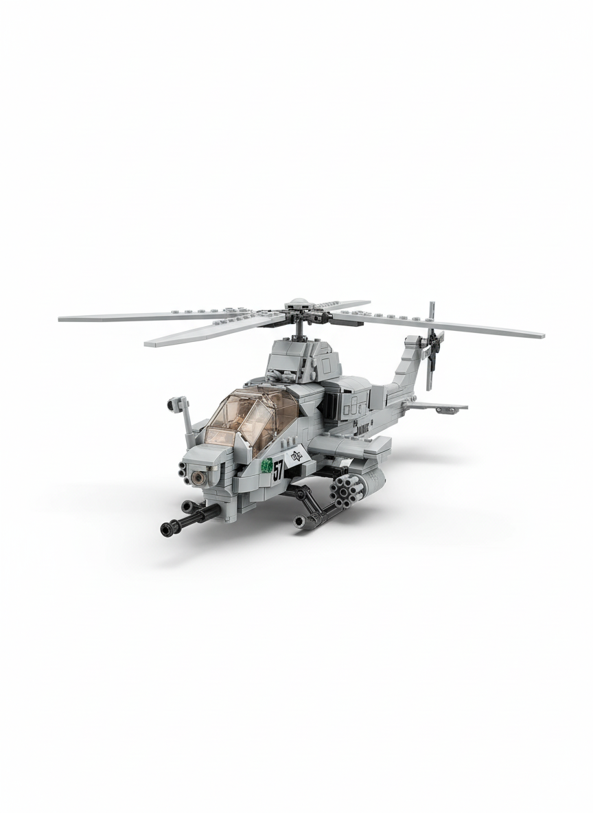 Model Bricks Helicopter 482 PCS Lego