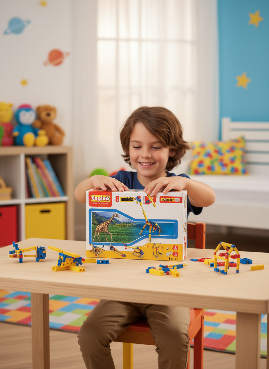 Engino Play To Invent 8 Models Snap Fit System