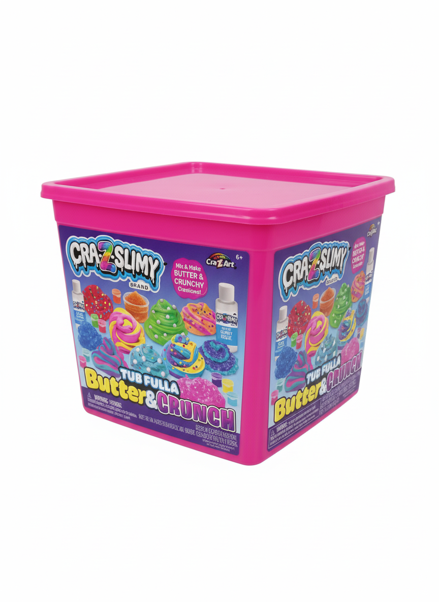 Crazy-Z-Slimy Mix And Make Butter And Crunchy Creations Box