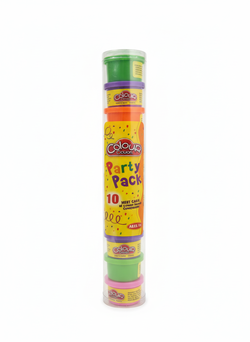Color Dough Party Pack 10 Mini Cans Of Color Dough Compound