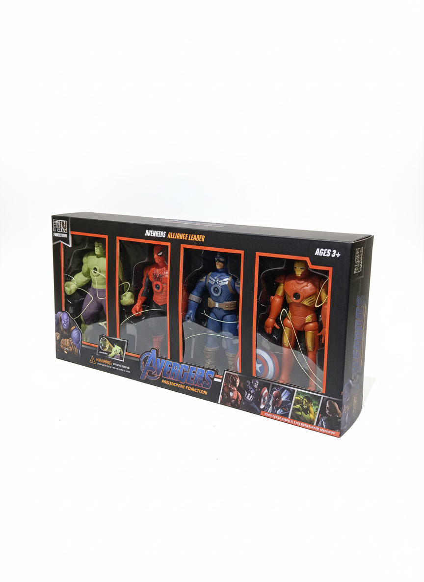 Avengers Alliance Leader with Projection Function Action Figure Set