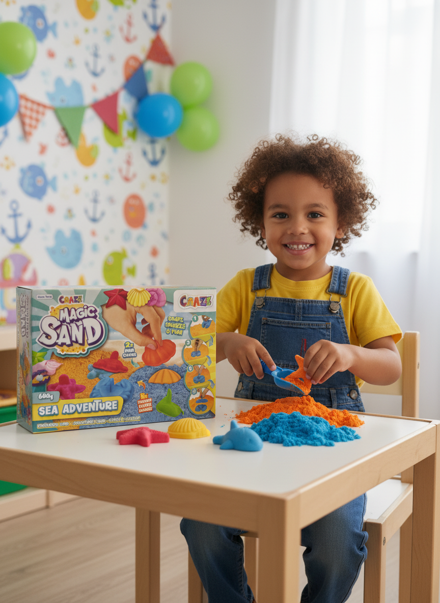 Magic Sand Sea Adventure 600g 2 Sand Color