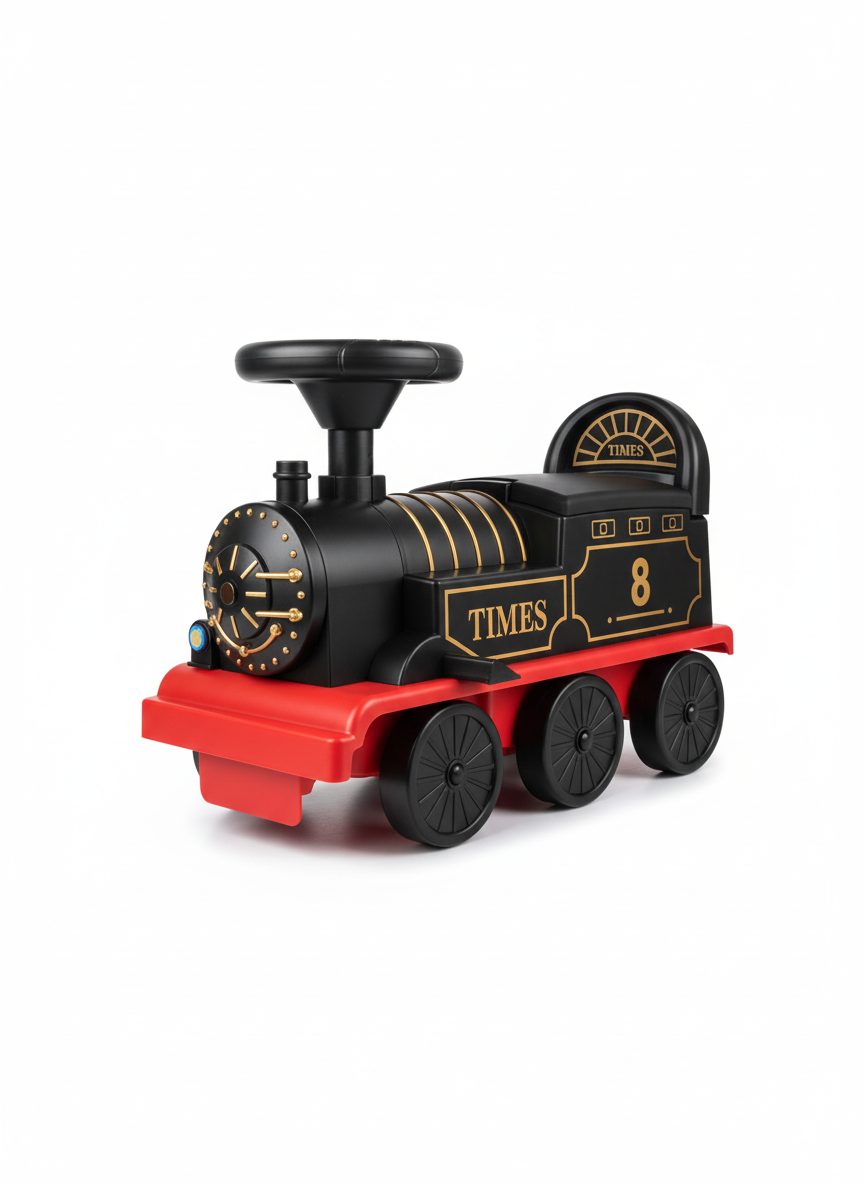 Retro Opening Children Train Discovery