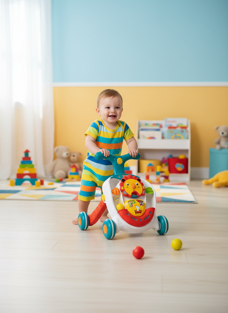 Rolling Ball Walker Best For Early Education 12 M