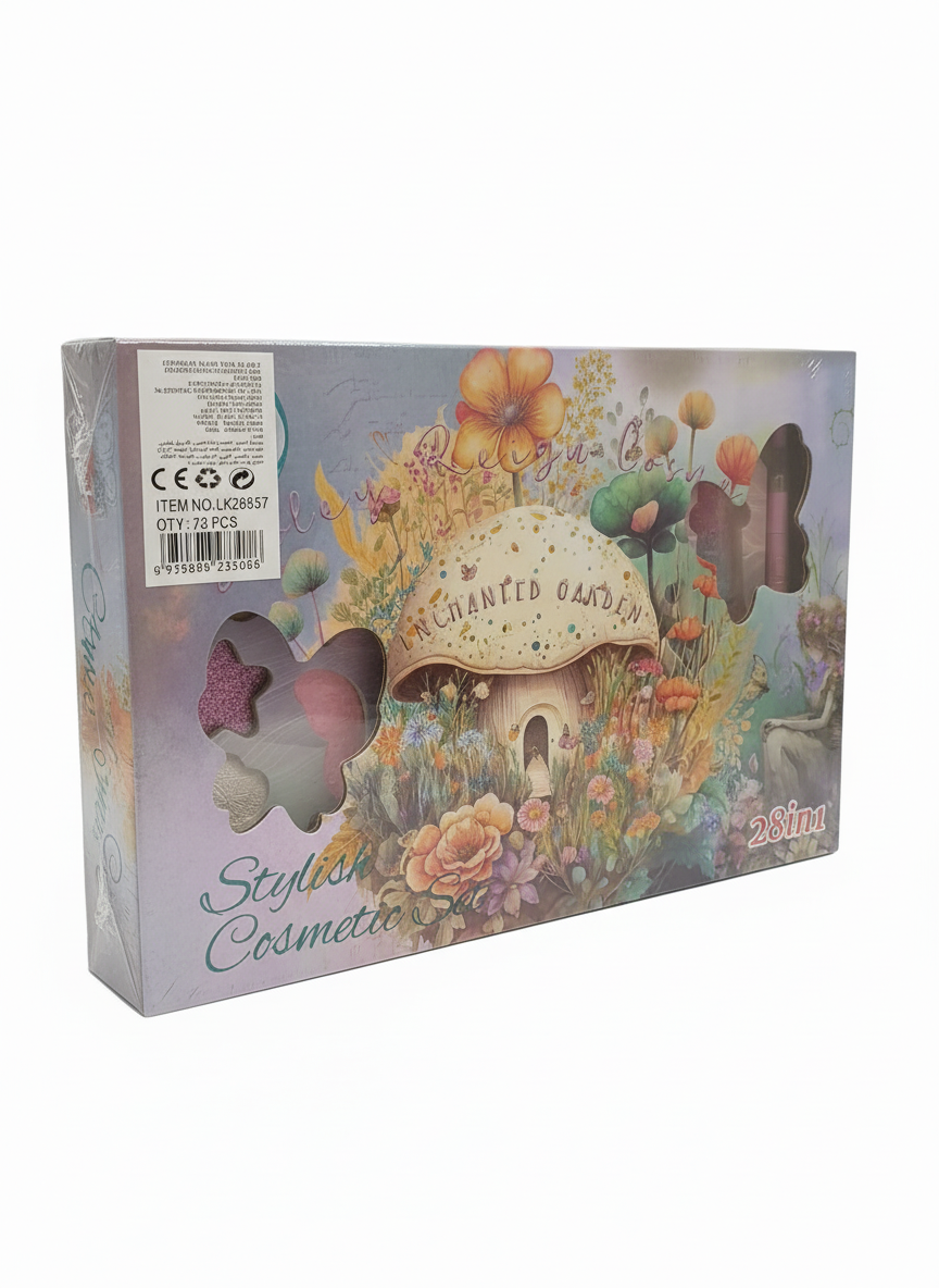 Stylish Cosmetic Set 28-In-1 Enchanted Garden