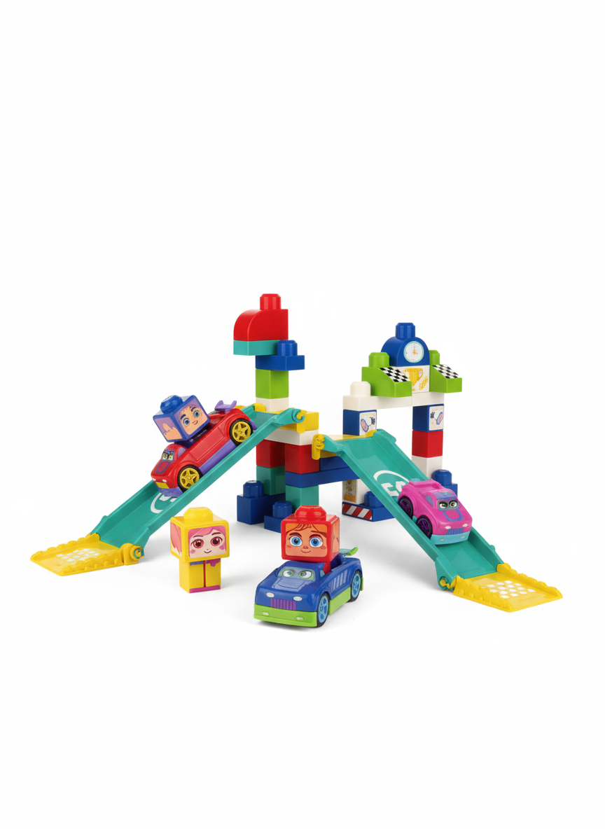 Build Me Up Maxi Wild Racers Set 40 PCS