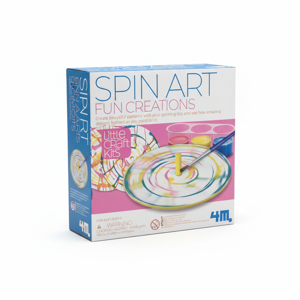 4M Little Craft Kits Spin Art Fun Creations