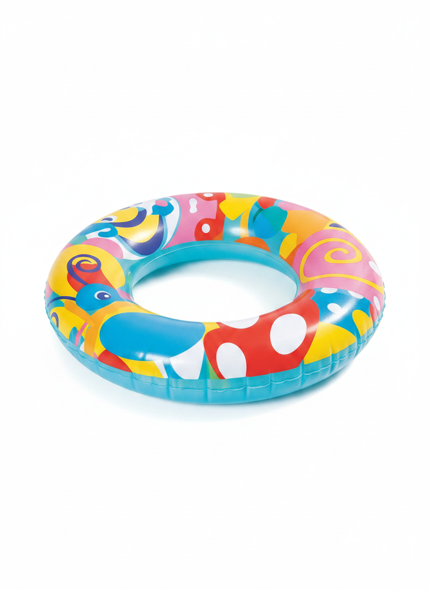 Bestway Colorful Patterned Kids' Swim Ring
