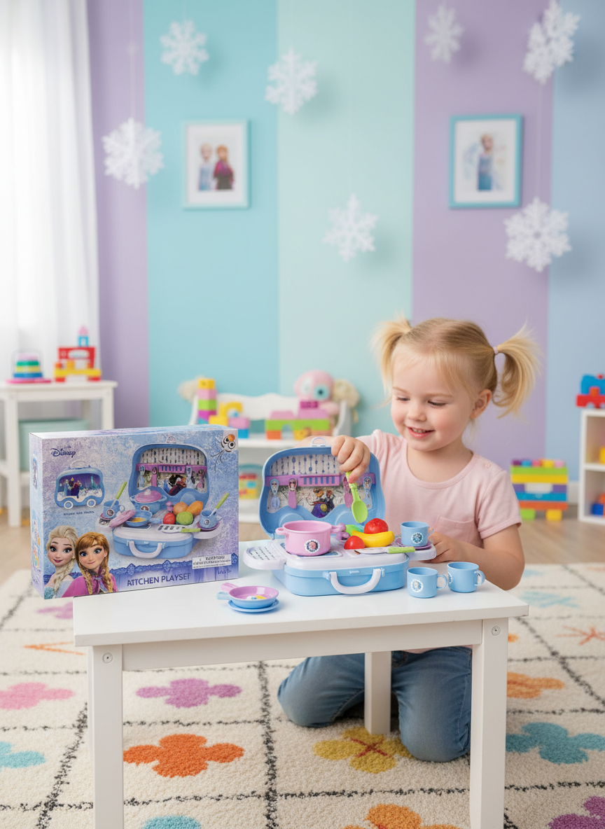 Frozen Kitchen Playset Suitcase With Wheels