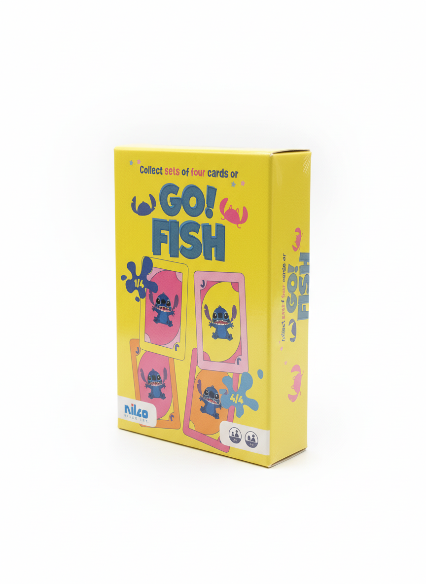 Disney Stitch Collect Sets Of Four Cards Or Go! Fish