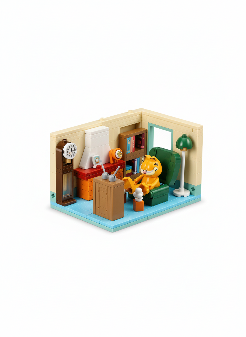 Nickelodeon Garfield 219 PCS Lego