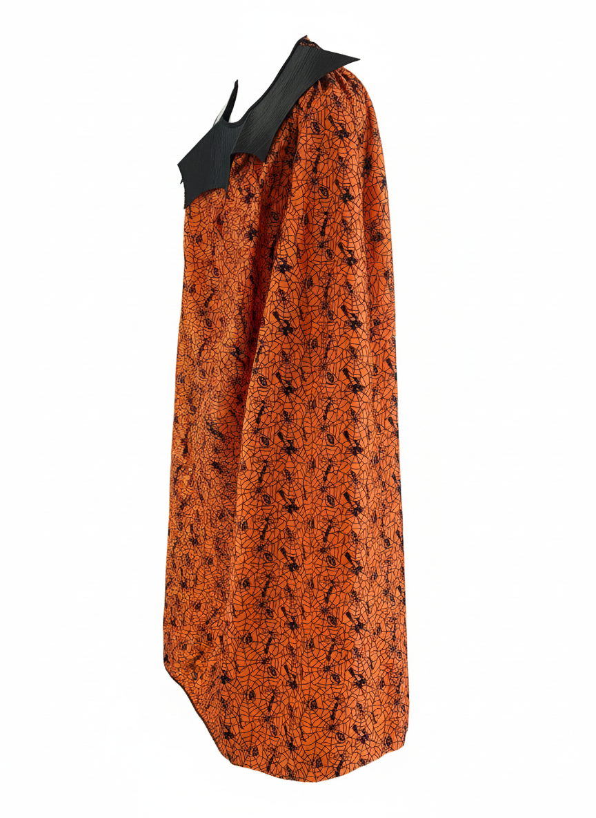 Halloween Orange Witch Dress